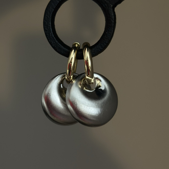 Gold Gümüş Zr Küpe 