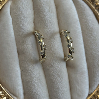 14k Mini Halka Küpe