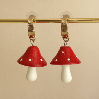 Mushroom Küpe 