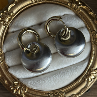 Gold Gümüş Zr Küpe 