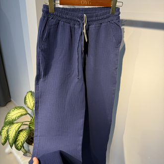 B. Clp Keten Pantolon | Lacivert 