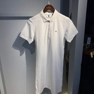 TH Polo Yaka Elbise | Beyaz