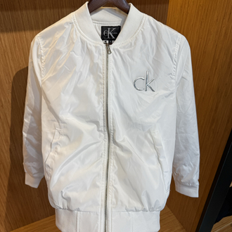 Ck Bomber Ceket | Beyaz