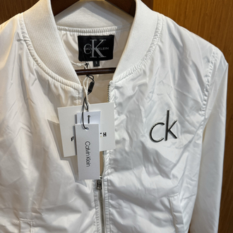 Ck Bomber Ceket | Beyaz