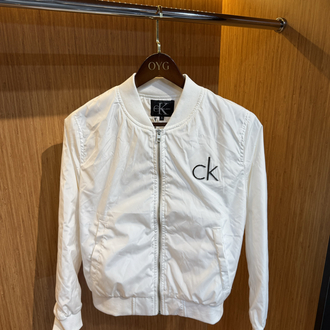 Ck Bomber Ceket | Beyaz