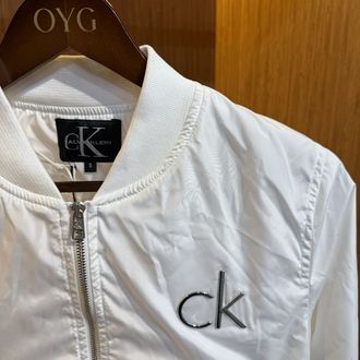 Ck Bomber Ceket | Beyaz