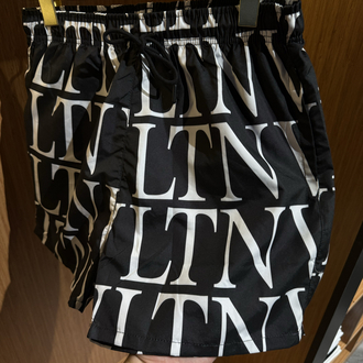 Vltn Premium Deniz Şortu | Siyah