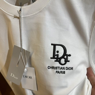 Dior İthal T-Shirt | Beyaz