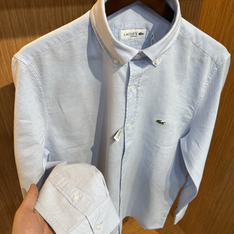 Lcst Premium Ham Keten Gömlek | Bebe Mavisi