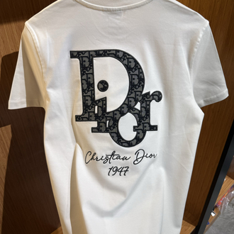 Dior İthal T-Shirt | Beyaz