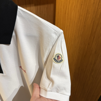 Moncler Premium Polo Yaka | Beyaz