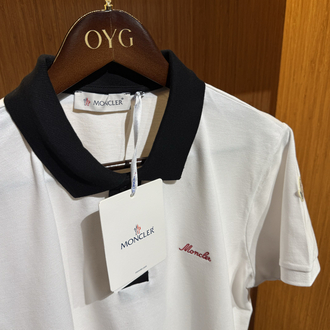 Moncler Premium Polo Yaka | Beyaz