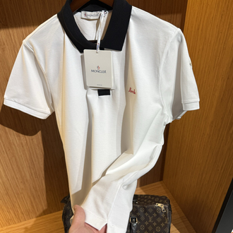 Moncler Premium Polo Yaka | Beyaz