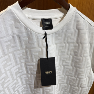 Fendi Premium T-Shirt | Beyaz