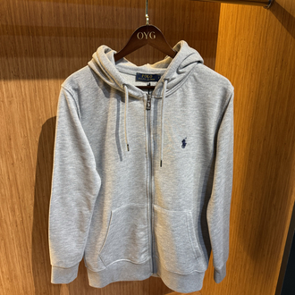 RL Premium Full Zip Hoodie | Gri