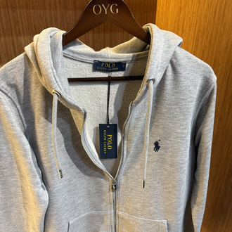 RL Premium Full Zip Hoodie | Gri
