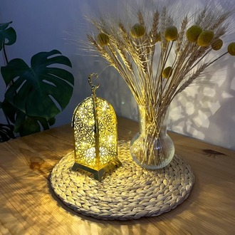 LED Işıklı Sesli BÜYÜK Ramazan Dekoru (Altın)