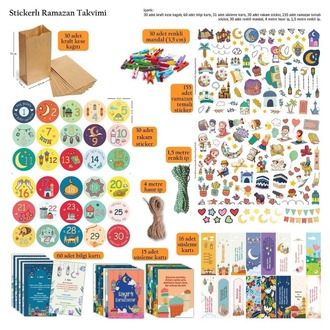 Stickerlı Ramazan Takvimi