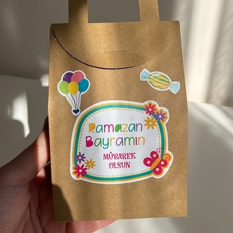Sticker’lı Ramazan Bayramı Hediye Kutuları (50 adet)