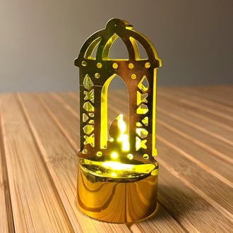 Dekoratif LED Ramazan Figürü – Kandil Tasarımlı