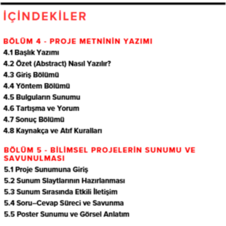 Fikirden Projeye I — Bilimsel Proje Tasarımı ve Yazım Rehberi