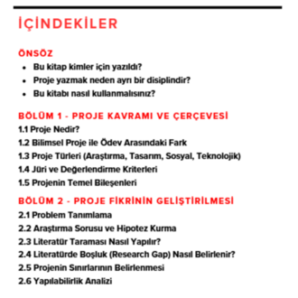 Fikirden Projeye I — Bilimsel Proje Tasarımı ve Yazım Rehberi