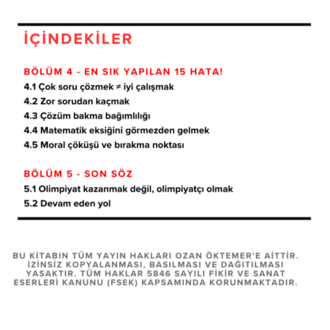 FİZİK OLİMPİYATLARI I – MEKANİK: BAŞARIYA GİDEN YOLUN HARİTASI