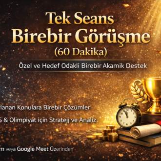 ÖZEL BİREBİR AKADEMİK DANIŞMANLIK GÖRÜŞMESİ (60 Dakika)