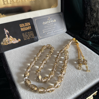 Şeffaf Golden Rosary