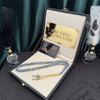 Buz mavisi golden rosary 
