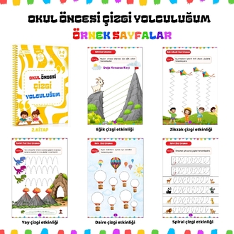 Okul Öncesi Çizgi Çalışmaları Seti 