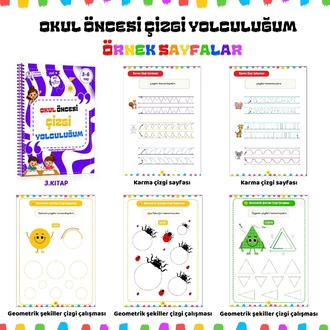Okul Öncesi Çizgi Çalışmaları Seti 