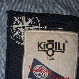 Kiğılı Erkek Polo Yaka T-Shirt | Mavi Beyaz Çizgili | Orijinal