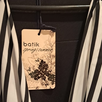 BATİK Kadın Bluz – Etiketli Siyah Beyaz
