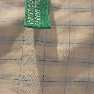 Benetton 42 Beden Buz Rengi Gömlek