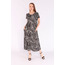 Zebra Midi Boy Cepli Elbise