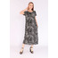 Zebra Midi Boy Cepli Elbise