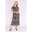 Zebra Midi Boy Cepli Elbise