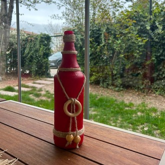 Kişiye Özel Renkli Cam Şişe