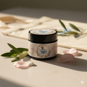 Gül Esanslı,Doğal Zeytinyağı Kremi (50ML)