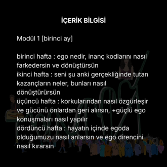 EGO YÖNETİMİ - ATÖLYE -