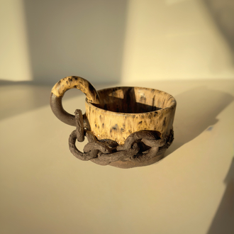 Black Chain Mug