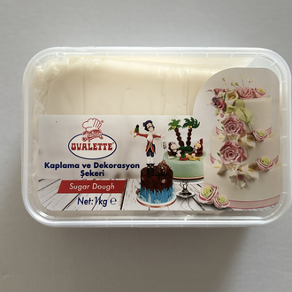 Ovalette Beyaz Şeker Hamuru 1 KG