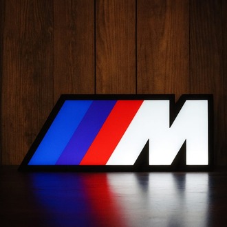 BMW M Logolu Masa Lambası | USB Type-C Beyaz LED
