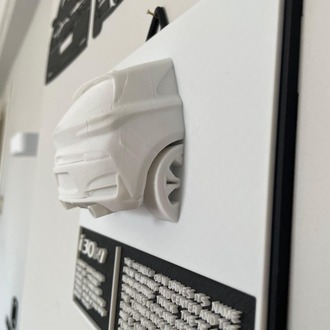 Hyundai i30N Performance 3D Teknik Detaylı Duvar Panosu
