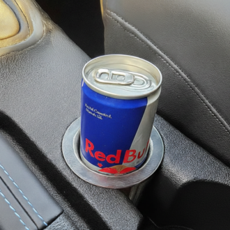 Hyundai i20 N için Red Bull Şişeleri İçin Bardak Tutucu Adaptörü Mat / Karbon Görünümlü
