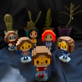 *KİŞİYE ÖZEL* Piksu 3D Pixel Mini Figür