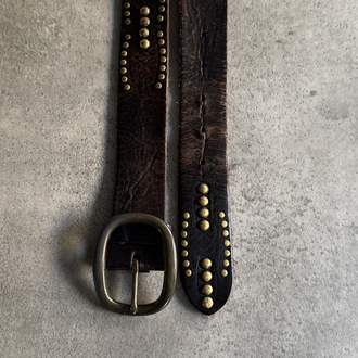 Vintage Metal İşlemeli Premium Kemer