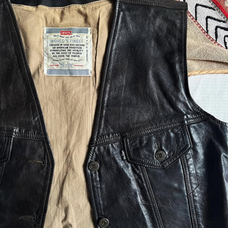 Vintage Levi’s Custom Deri Yelek