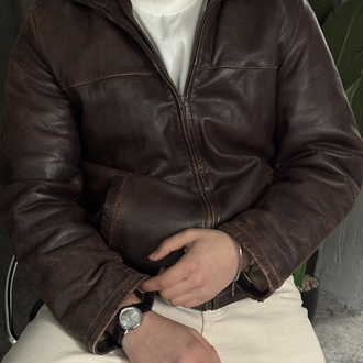 Vintage Avirex Klasik Acı Kahve Ceket
